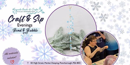 Winter Spiral Christmas Decoration Workshop \u2013 Bead & Bubbles Evening