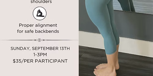 Open Your Heart - Safe Backbending Workshop with Adele Young