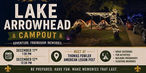 Troop 2G\/Crew 2 Lake Arrowhead Campout