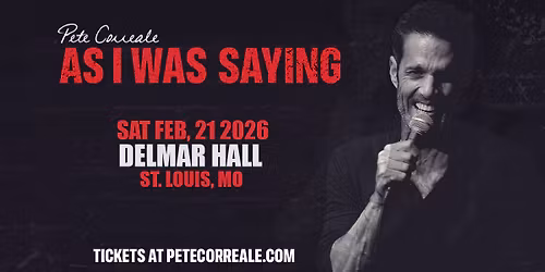 Pete Correale at Delmar Hall