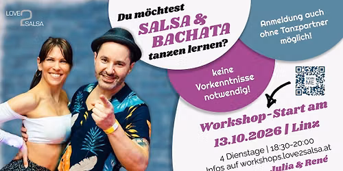 Salsa & Bachata Anf\u00e4nger Workshop | Linz