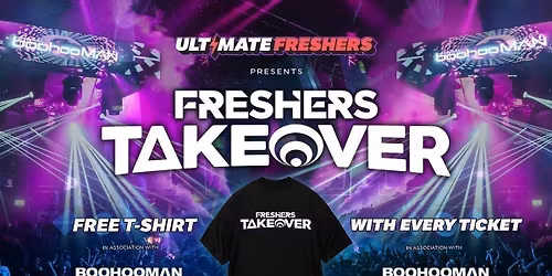 FRESHERS TAKEOVER SURREY 2026 \u26a1\ufe0f Sold Out 15 years Running! \ud83d\udc55 FREE T-Shirt with Every Ticket! 