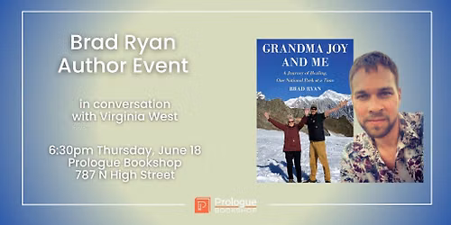 Author Brad Ryan in conversation with Virginia West