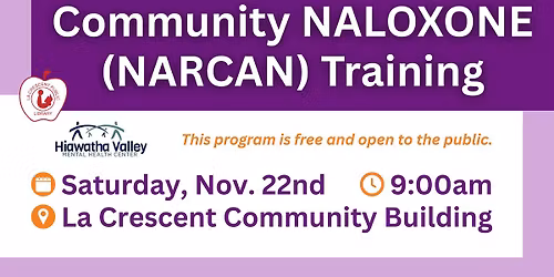 Community Naloxone (NARCAN) Training