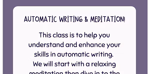 Automatic Writing Class