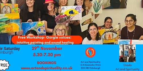 29th November FREE workshop for women: Gorgie voices-intuitive painting and sound healing