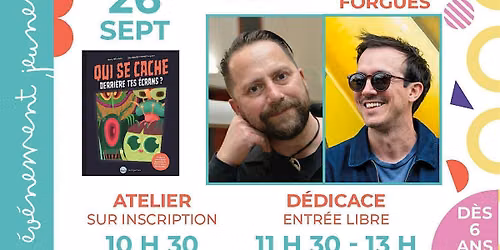 Jeunesse : Atelier et d\u00e9dicace avec Gary Ghislain et Nicolas Baromme Forgues