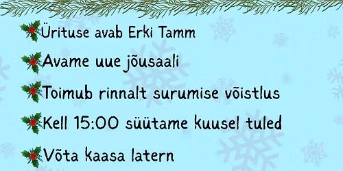 J\u014dusaali ja advendiaja avamine- Huljal