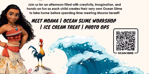 Ocean Slime Workshop with Moana