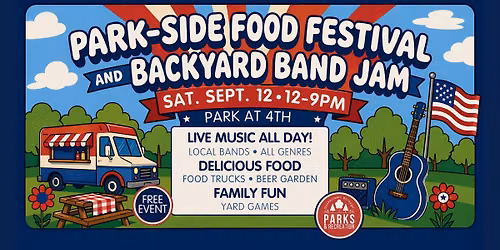 Park-Side Food Festival & Backyard Band Jam