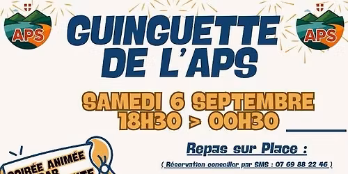 Guinguette des jeunes de L\u2019APS