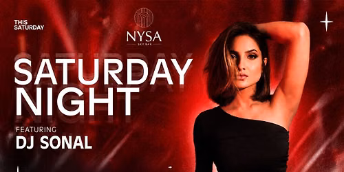 DJ Sonal at Nysa Sky Bar
