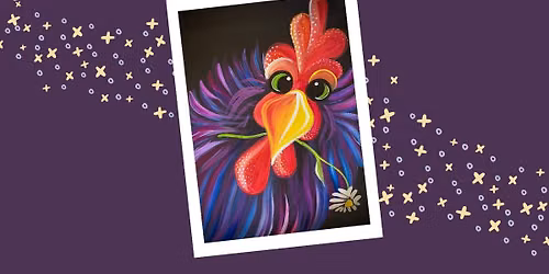 Founders & Co Grown Up Paint Along - Cockerel