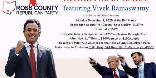2025 Christmas Gala Featuring Vivek Ramaswamy