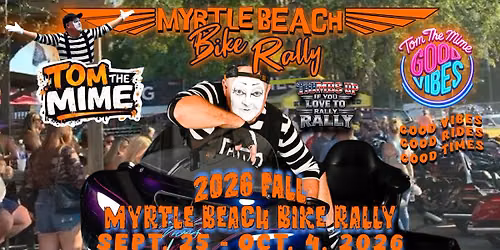 2026 FALL MYRTLE BEACH BIKE RALLY (OFFICIAL EVENT INFO)