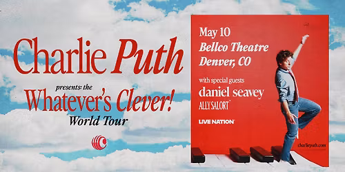 Charlie Puth: Whatever's Clever! World Tour