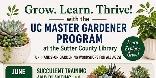 UC Master Gardener Gardening Workshop