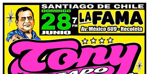 TONY ROSADO EN SANTIAGO DE CHILE