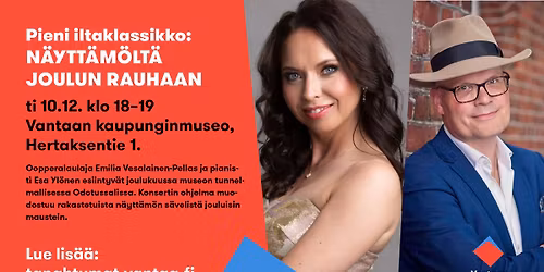 Pieni iltaklassikko: N\u00e4ytt\u00e4m\u00f6lt\u00e4 joulun rauhaan