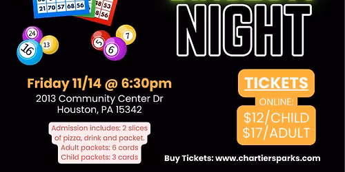 Glow in the Dark Family Bingo - All Ages - 11\/14\/25