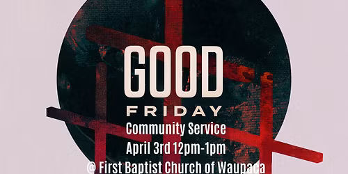 Good Friday Community Service