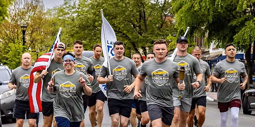 Lt. Tina Zelle Badges on the Border International Torch Run