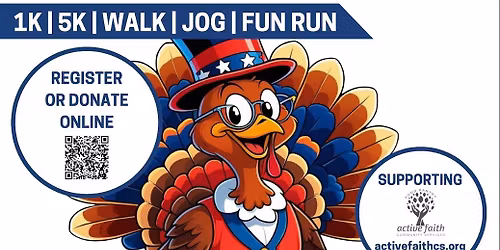 Turkey Trot Supporting Active Faith Food Pantry
