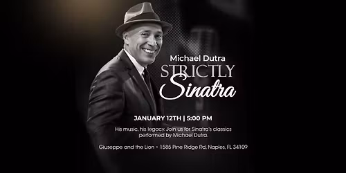 Michael Dutra Strictly Sinatra