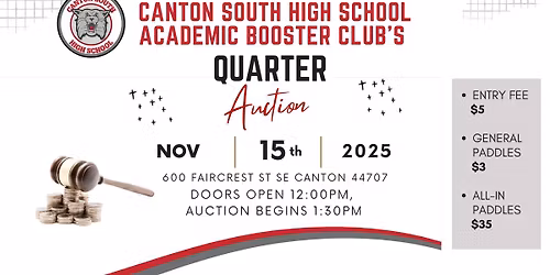 CSHS Academic Booster Club's Quarter Auction