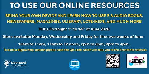 FREE Digital Help Sessions for Visually Impaired Users