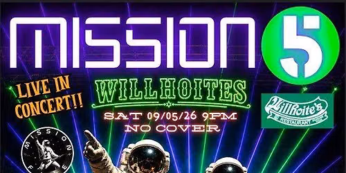 MISSION 5 - LIVE - LABOR DAY WEEKEND - WILLHOITES!! - 9\/5\/26 - 9PM!!