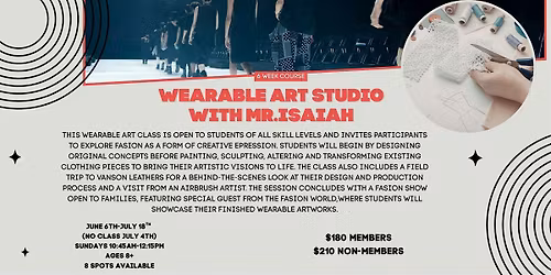 Wearable art with Isaiah