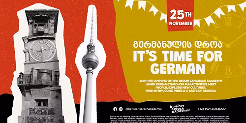 Berliner SprachAkademie Opening | IT'S TIME FOR GERMAN