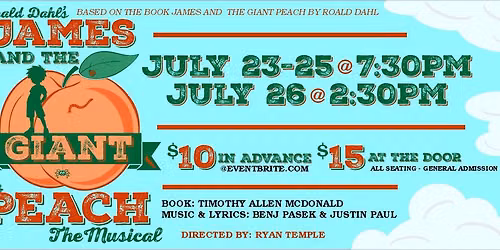 JAMES AND THE GIANT PEACH THE MUSICAL