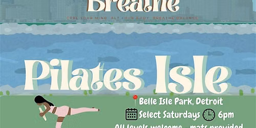 Pilates Isle :50 Minute Free Outdoor Mat Pilates