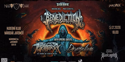 BENEDICTION (UK)+TORTHARRY+DYSANGELIUM + BAALZAGOTH