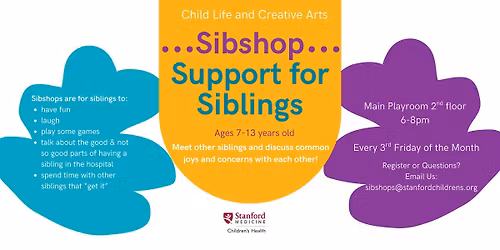 Child Life & Creative Arts Sibshop - September