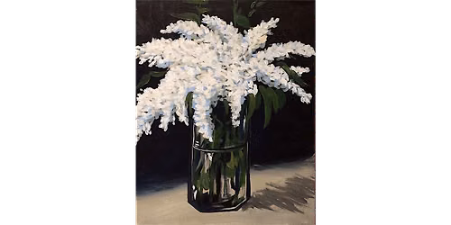 Manet's Lilacs in a Vase - Paint and Sip in Chicago | Classpop!\u2122