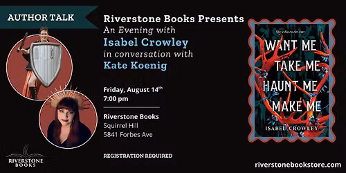 An Evening with Author Isabel Crowley