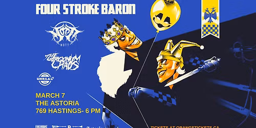 FOUR STROKE BARON, NOTT, with GORGONUM CHAOS - Vancouver