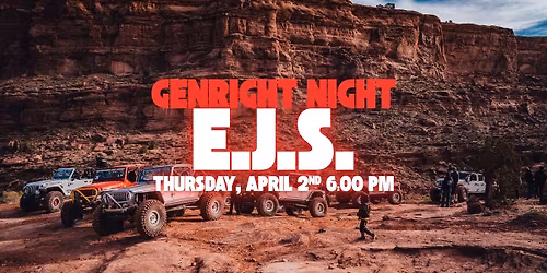 GenRight Jeep Night at Easter Jeep Safari!