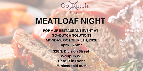 Meatloaf Night | Dine In or Take Out