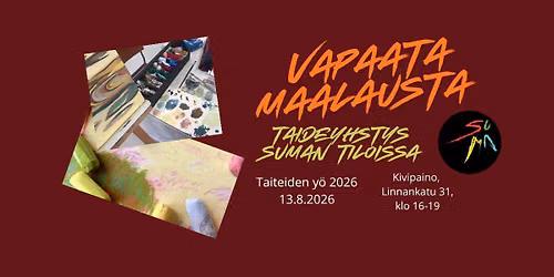 Vapaata maalausta Taiteiden y\u00f6ss\u00e4 