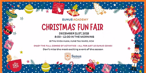 Vung Tau Christmas Fun Fair 2025 at Sunus Academy