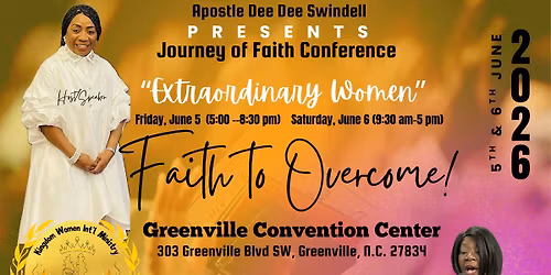 "Kingdom Women" Int'l Ministry - Journey of Faith Conference - Extraordinary Women