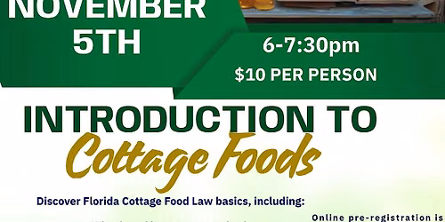 Introduction to Cottage Foods- Milton, FL