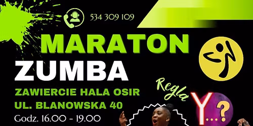 Maratony zumba 03.01 ,11.04,25.05 \ud83d\ude00