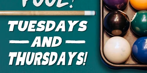 THURSDAYS our pool is FREE!