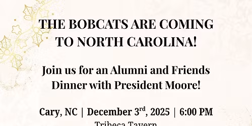 Alumni and Friends Dinner in Cary, NC