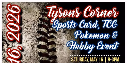 Tyson\u2019s Corner Sports Cards, Pok\u00e9mon, TCG, Hobby Event